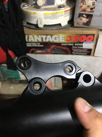 Lowrider rh slider appears to be made slightly different than my stock 09 lh slider as there's more metal on the tabs