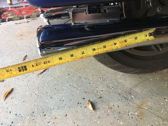 Flairing startes here from round to oval.  Also were baffle ends.