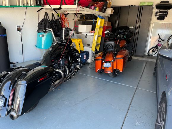 In the back, black one obviously 