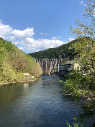 One of the many dams around the US129 area