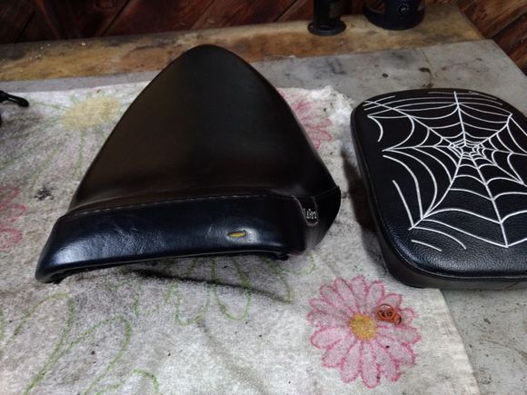 This is the only issue, tiny tear in the rear of the seat...