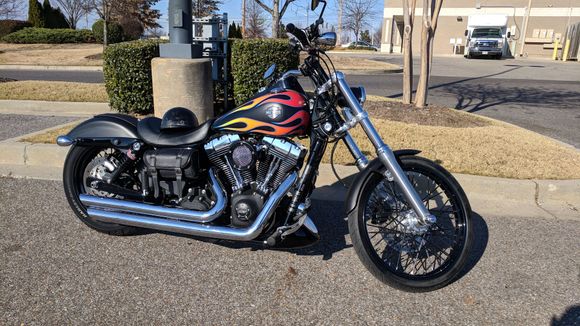 2015 FXDWG stage 1, Vance and Hines FP3 tuner.
