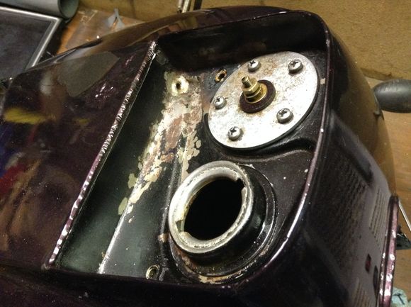 This is the port leaving the fuel filler compartment. 