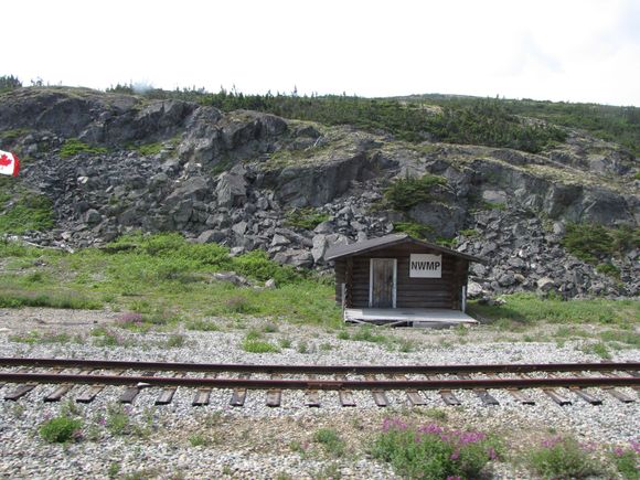NWMP Station.  Stampeders were mandated to have 1 ton of supplies to survive the Canadian winters.  NWMP were enforcing it.