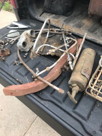 Went back to the barn and dug deeper in the raccoon turds and found more bits.