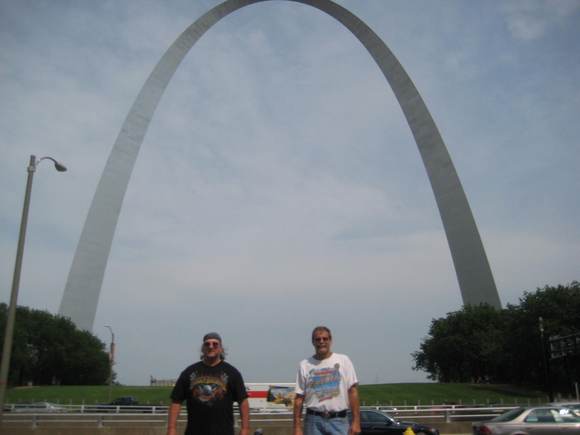 Can not believe we went to the top of the Gate Way Arch in St' Louis, MO.