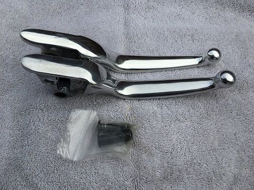 Brake and clutch levers polished, not chrome $25.00