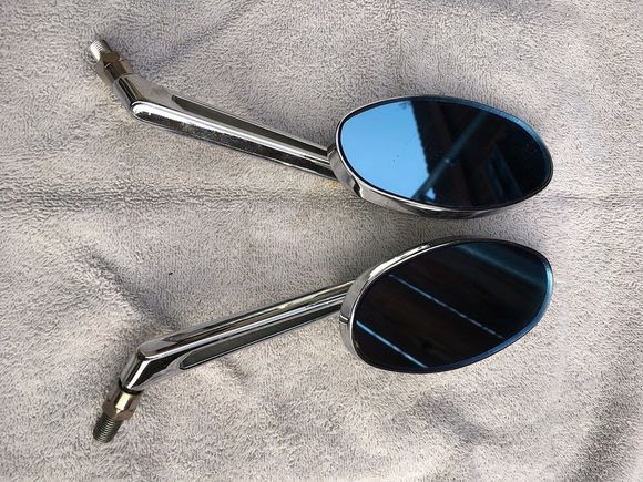 Arlen Ness Stealth mirrors. A couple of very fine scratches on the glass. $25.00