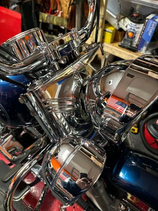 Polished up the stainless front end around January 27th