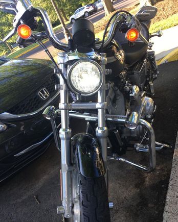 Stock bulb before change.