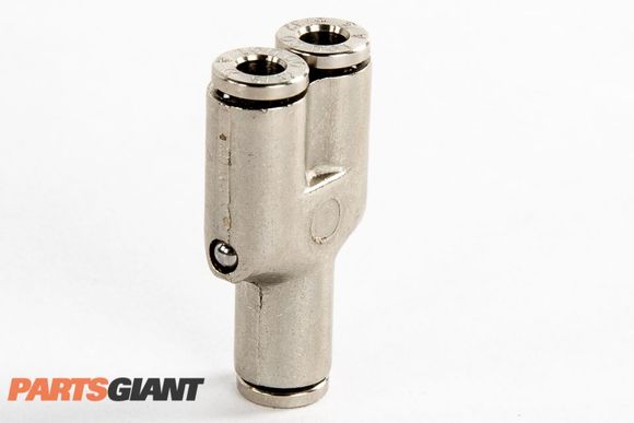 The air compressor fitting requires no special tools for assembly.