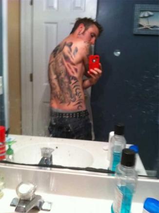 After my last sitting.  Sorry about the blurry picture.  Now we need to color EVERYTHING... and it's going to SUCK!