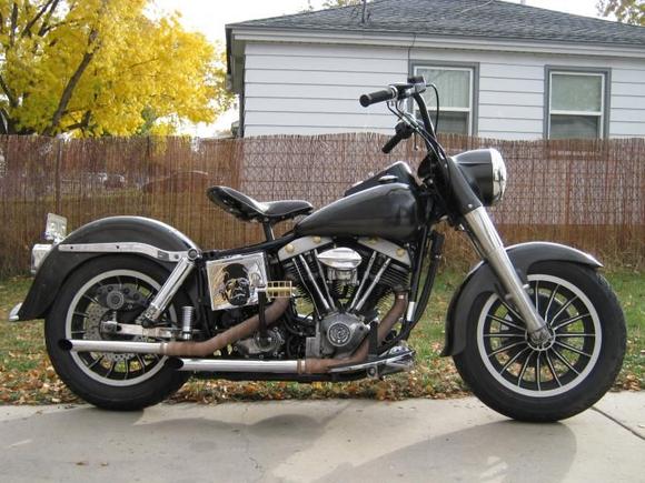 early '78 FLH, 80 cu. inch.