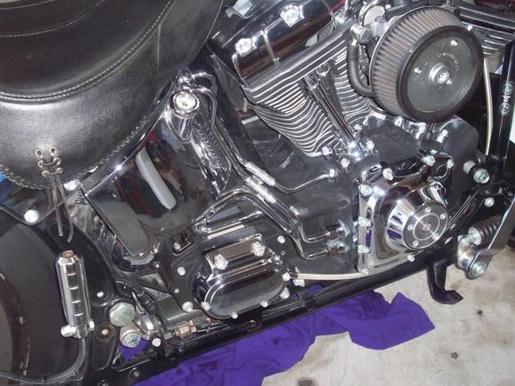 Clutch cable done.