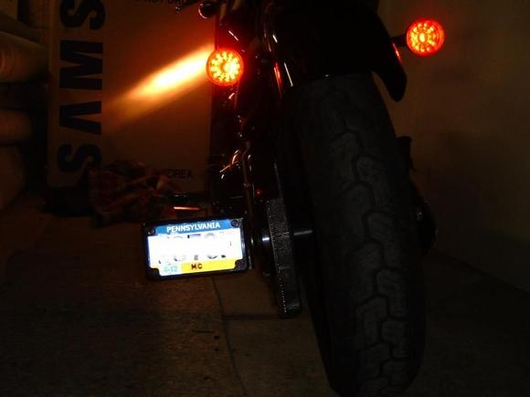 New side mount palate with led light