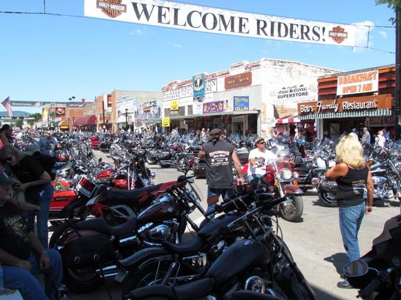 Downtown Sturgis.....welcome to the insanity.....