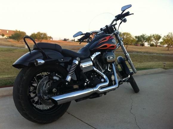 2010 Wide Glide with Python 2 into 1 exhaust