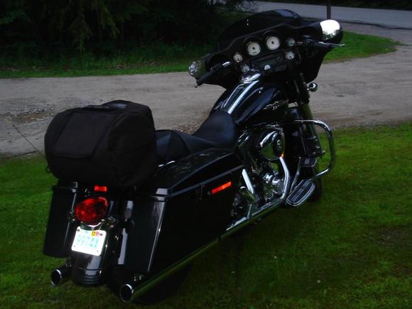 motorcycle with new bag on back 003