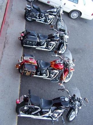 our gang of 4 in Utah near Bryce Canyon, Aug 2008