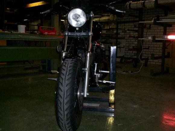 very good avon tyres and a nice big head light