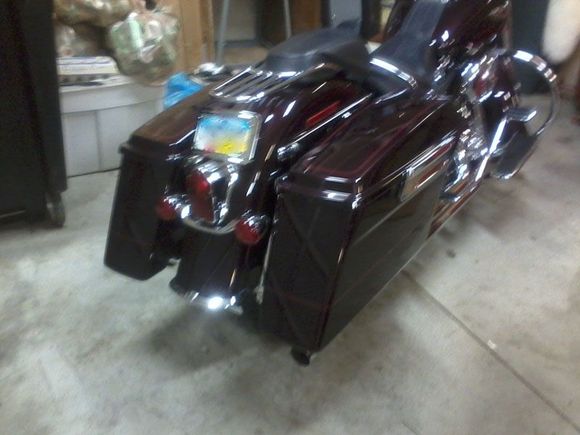 Dads bags on the fatgirl