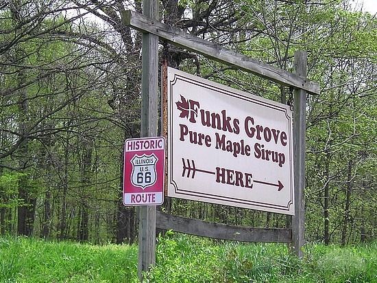a stop at funks grove il duke
