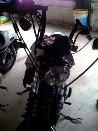 new z bars. installation incomplete