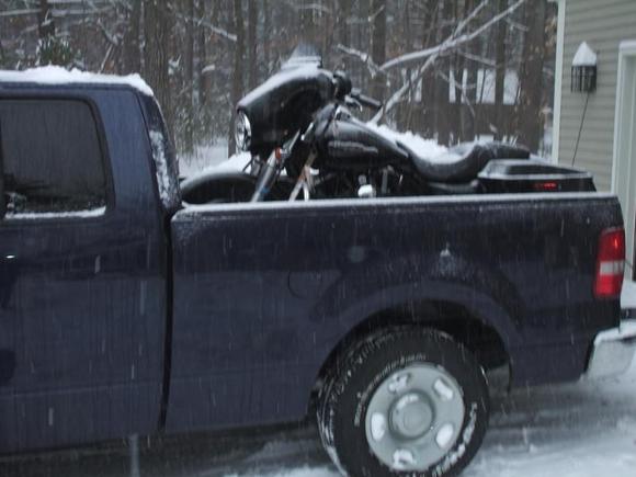 Left for FL in a snow storm and came home in a storm