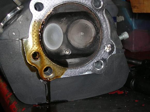 Rear head with 20k on the clock