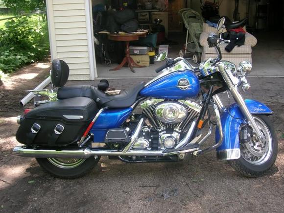 black bags....took those off and replaced with hard bags.