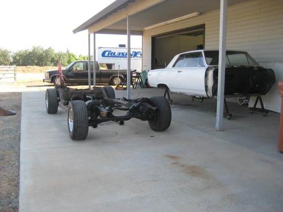 all in a days work 75% stripped, allmost ready for a powdered chassis