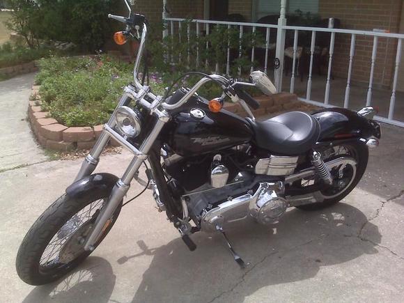 After some required chrome. Alot more needed. I would have bought a bike already chromed out but I could not pass up the deal on this one.