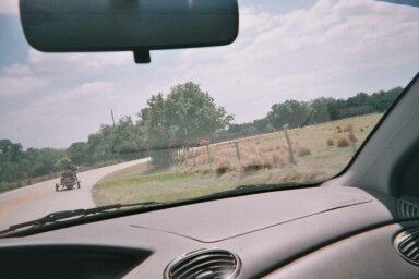 Ghost Wheels allow me to ride on 2 wheels! Note how I bank this curve, and the wheels just tag along! I can scrape the floorboards!