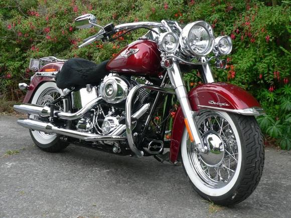 New Bike 09 Sunglo Red, Beach bars.
