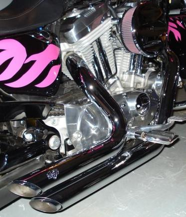 New Vance &amp; Hines SHORTSHOT pipes and Big Sucker air breather