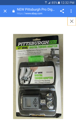 Have you ever used or heard of one of these? A digital torque wrench adapter. You could turn any ratchet into a torque wrebch. Or even do maintenance checks on your torque wrenches! Im very interested in this. They sell them at harbor freight. The have adapters of 1/2 inches that convert to 3/8 &1/4.