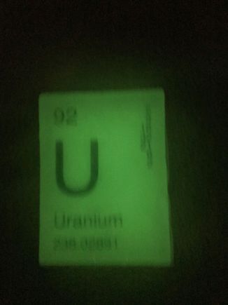 Glow in the dark soap