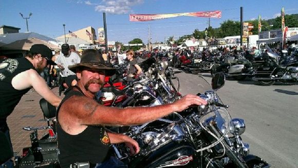 third day , downtown Sturgis