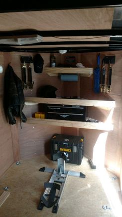 and added a decent wheel chock