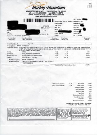 transfer fixed with vent kit