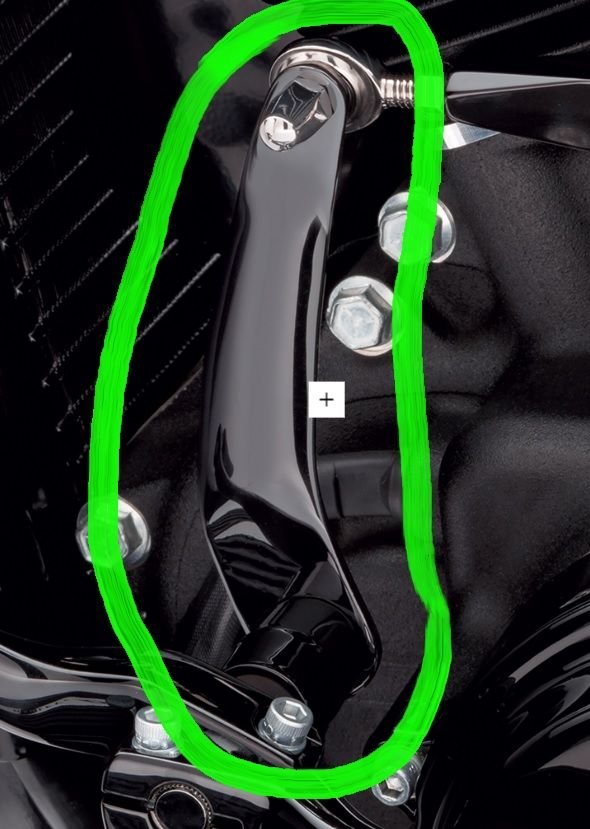 M8 black SHIFT ROD LEVER from 2020 Fat Boy Harley Davidson Forums