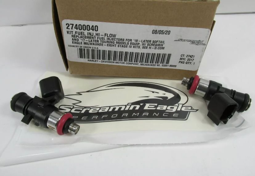 Screamin' Eagle 27400040 HighFlow 5.5 Injector Kit M8 Engine Harley