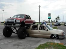 Parked under a lifted F250, Scrapin the coast Biloxi MS carshow 2008, took a few awards there also.