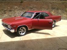 dads 66 chevelle SS