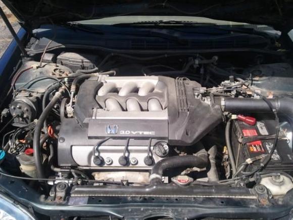 Engine before cleaning