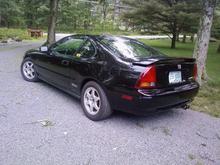 full leather interior no rust working a/c stock center sub in between the back seats. great car and fast.