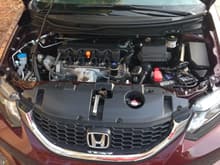 2013 Honda Civic LX, engine bay