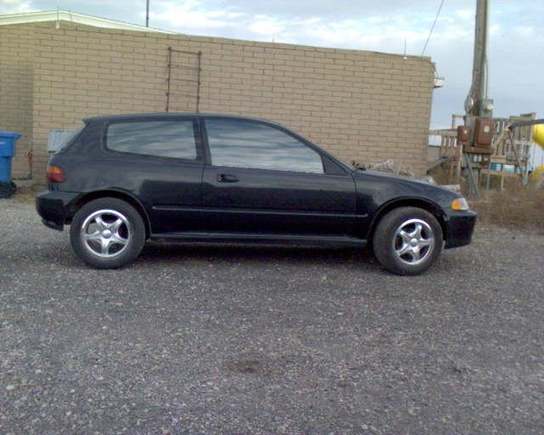 My black car.