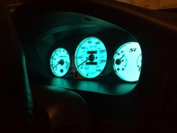 Electroluminescent gauge kit