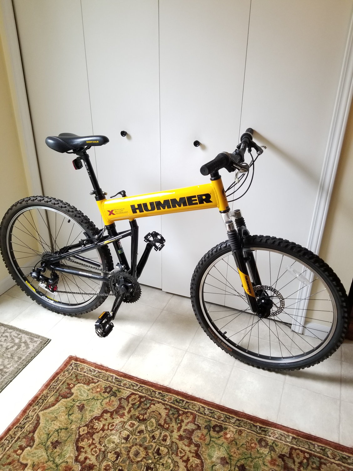 Authentic montague folding tactical hummer bike. Hummer Forums